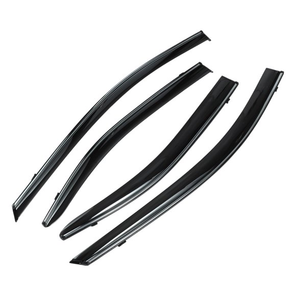 Unique Bargains 1 Juego de Deflectores de Ventana para Toyota Corolla Sedan 2020-2024 Viseras de Ventana Lateral Negras