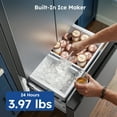 thumbnail image 6 of Simzlife 17.5 Cu. ft. French Door Refrigerator Built-in Ice Maker,Counter-Depth  Refrigerator with Bottom Freezer,Silver, 6 of 11