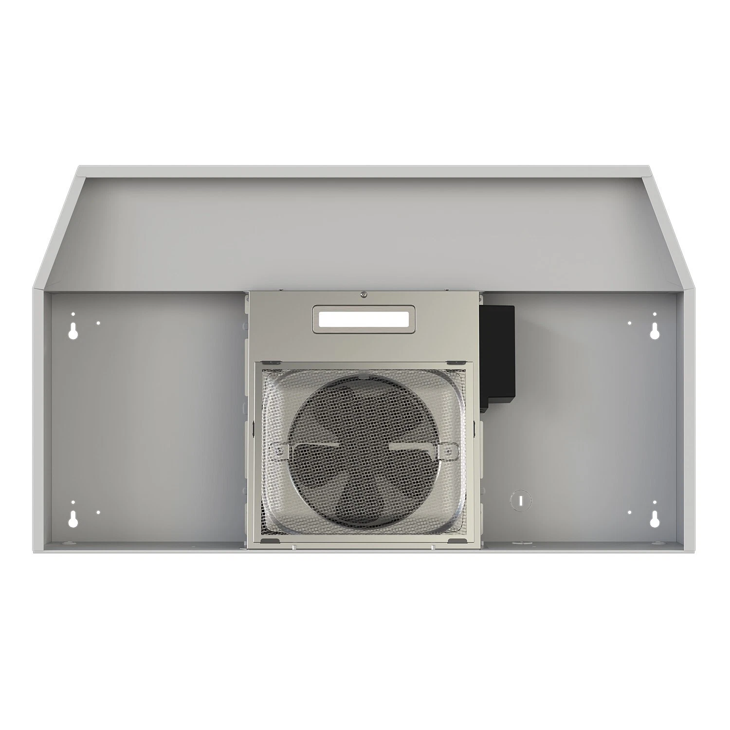 30 inch Range Hood Under Cabinet, Stainless Steel Kitchen Vent Hood 280CFM, Built-in Kitchen Stove Hood w/Rocker Button Control, Ducted/Ductless Convertible Duct, 2 Speeds Fan, Bright LED Light