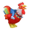 thumbnail image 4 of Disfraz de gallo inflable, disfraz de novedad para Halloween, disfraz de cosplay Rojo, 4 of 8