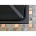 thumbnail image 3 of AZ Patio Heaters 30 Inch Square Outdoor Slate Tile Wood Burning Fire Pit, Black, 3 of 4