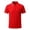 Red, variant on JULMCOMO Polo Shirts for Men Contrast Trim Collared Short Sleeve Summer Golf Shirts Slim Fit Comfy Soft Business Casual Men Clothing Black M