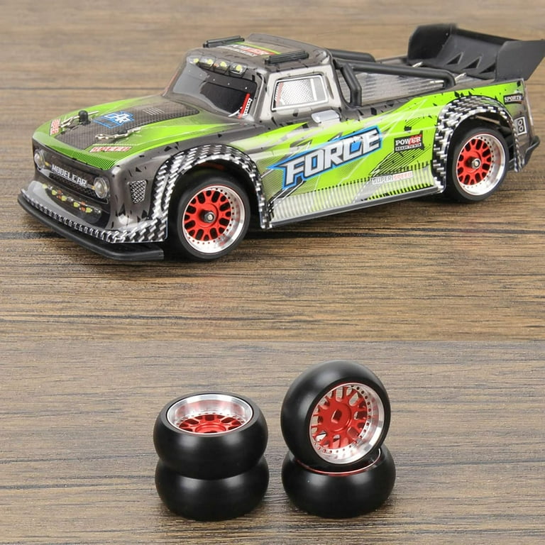 RCAWD RC Rims and Tires for 1/28 Wltoys Kyosho Mini-Z, Mini-Q