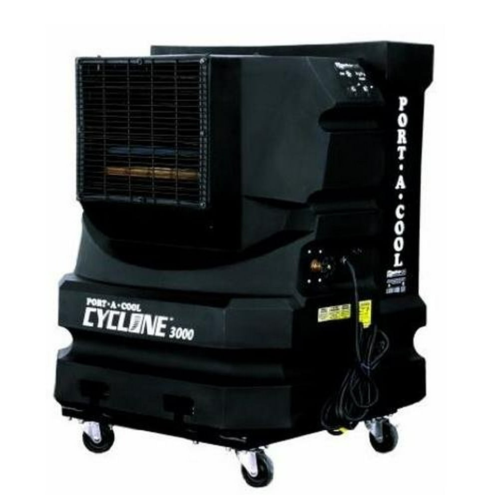 portacool pac2kcyc01a cyclone 3000 portable evaporative cooler with 700