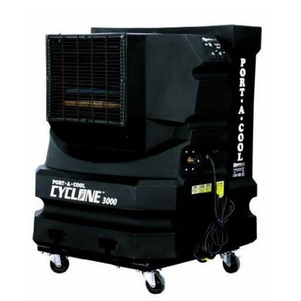 portacool pac2kcyc01a cyclone 3000 portable evaporative cooler with 700