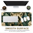 thumbnail image 4 of Desk Mat Large Mouse Pad (35.4 x 15.7 In), Raccoon Coffee Cup Extended Gaming Mousepad with Stitched Edges for Office/Home, 4 of 7