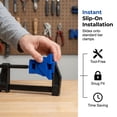 thumbnail image 6 of Corner Clamp Adapter Set, 90° Angle Squeeze Clamp Attachment, Compatible with Irwin Quick Grip Clamps, Right Angle Woodworking Tools Accessory for Cabinet Picture Frame Making, 6 of 7