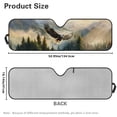 thumbnail image 7 of Yuyamidu Eagle Windshield Sun Shade Compatible with Jeep Wrangler JK JL Foldable Car Sunshade Heat Shield Windshield Cover, 7 of 7
