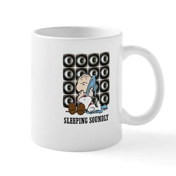 CafePress - Sleeping Soundly Mug - 11 oz Ceramic Mug - Novelty Coffee Tea Cup