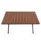 thumbnail image 2 of Mesa plegable de campamento Sincero para picnic y barbacoa color nogal 89x58x45cm, 2 of 10