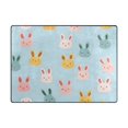 thumbnail image 5 of Yayeee Area Rugs for Living Room 6.7'x4.8' Non Slip Washable Bedroom Floor Carpet, Cute Rabbits, 5 of 5