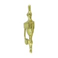 thumbnail image 5 of Renovators Supply Brass Door Knocker 6.5" Tall Traditional Roped Style Antique Front Door or Gate Knockers Lacquered Brass Finish Metal Knockers w/Screws, 5 of 10