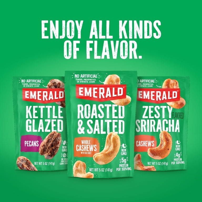 Emerald The Original Salty Sweet Mixed Nuts No Artificial Flavor