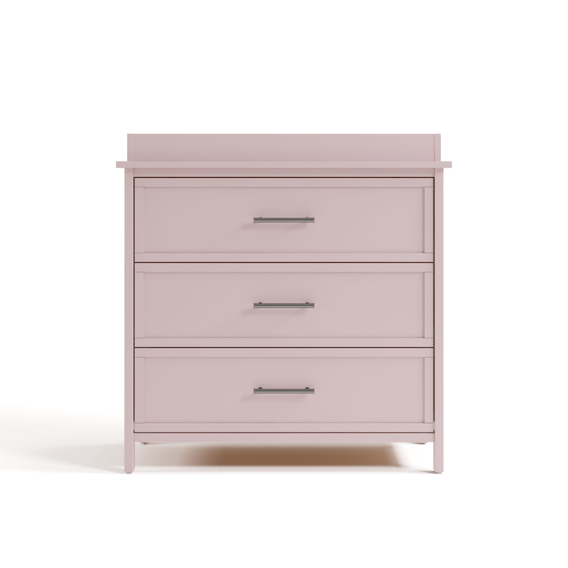 Graco Classic 3 Drawer Dresser with Infant Changing Topper, Blush