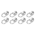 thumbnail image 1 of D Ring Rivets, 20Pcs 360 Degree Rotating Rivets Metal Screw Stud Rivet 16x12mm Easy Installation D Ring Stud Rivets for DIY Leather Collar Belt Handbag Purse, 1 of 7