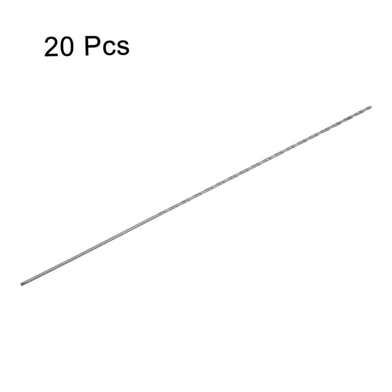 4-Pack HSS Extra Long Drill Bits - 2mm Diameter 160mm Length For Metal Wood Plastic