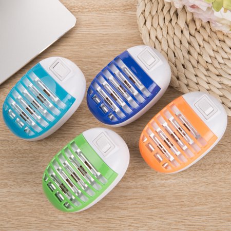 1-Pack Indoor Plug Mosquito Killer  Electronic Mosquito Killer with LED Light  Suitable for Garden  Bedroom  Kitchen  Office/Green