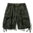 thumbnail image 2 of Pantalones Casuales Masculinos Camuflaje Multi Bolsillo Ropa de Trabajo Cortos Capris Sueltos para Senderismo Al Aire Libre Y Trabajo, 2 of 4