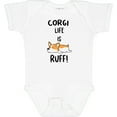 thumbnail image 3 of Inktastic Corgi Life is Rough Boys or Girls Baby Bodysuit, 3 of 5