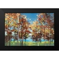 thumbnail image 2 of Purinton, Julia 14x11 Black Modern Framed Museum Art Print Titled - Kaleidoscope Bright Blue, 2 of 5