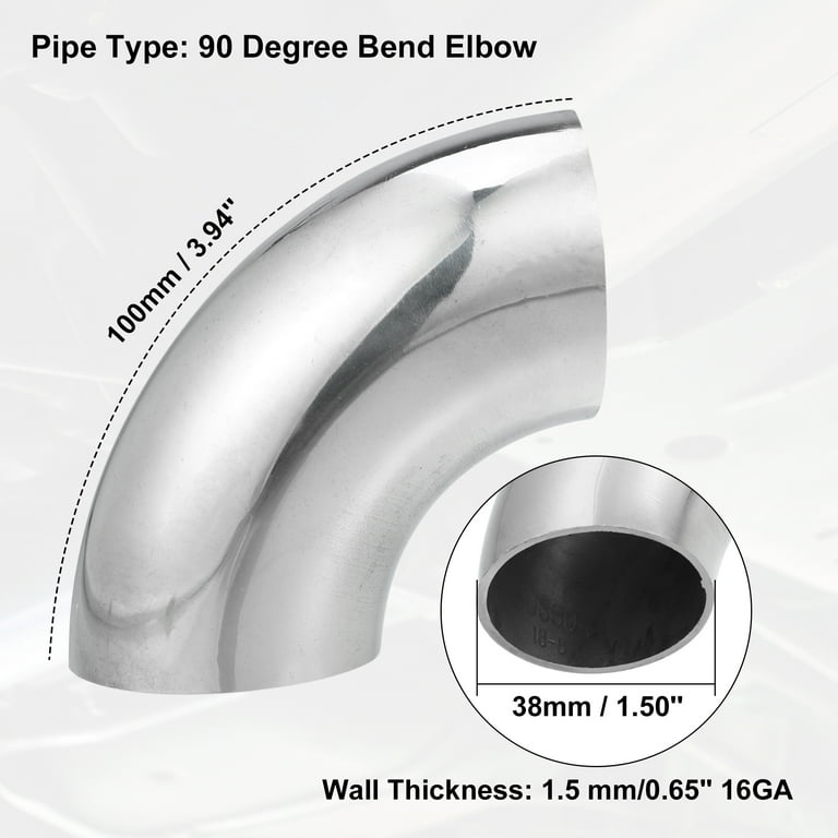 90° Bendable Stainless Steel Elbow Exhaust Pipe With - Temu