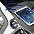 thumbnail image 3 of 12V Dual USB Fast Car Charger 3.0 Port Power Supply Socket LED Digital Voltmeter, 3 of 9