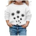 thumbnail image 1 of MIASHUI Chandail à Capuchon et Chandails en Molleton pour Filles - Automne Hiver Imprimé de Noël Col Rond Manches Longues Chandail en Molleton Décontracté pour Filles, 1 of 4