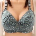 thumbnail image 3 of Borniu Wirefree Bras for Women ,Plus Size Adjustable Shoulder Straps Lace Bra Wirefreee Extra-Elastic Bra Active Yoga Sports Bras 42B/C-44B/C, Summer Savings Clearance, 3 of 3