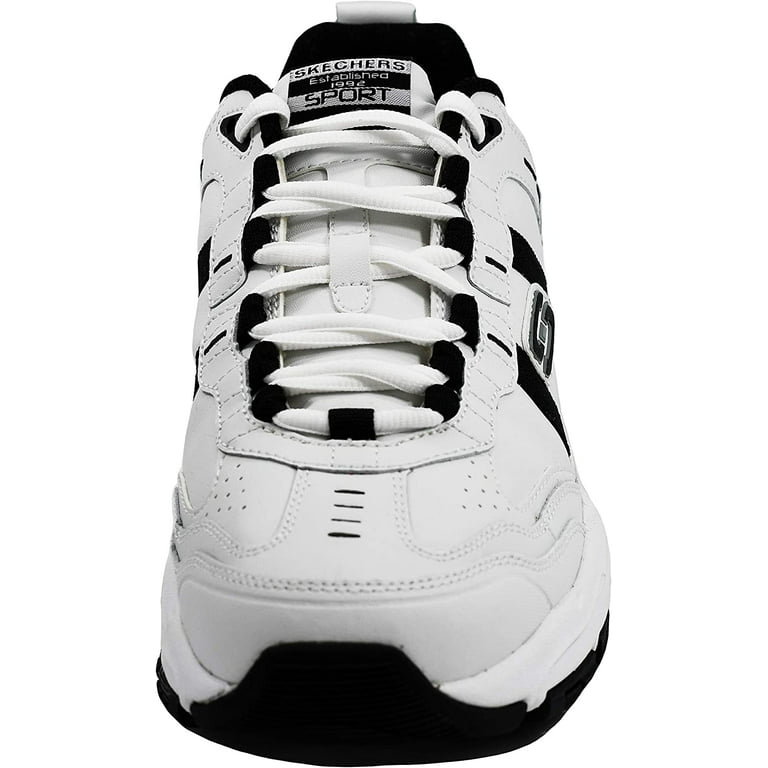 Skechers Sport Men's 2.0 Serpentine Memory Sneaker, White/Black, 12 M US - Walmart.com