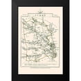 thumbnail image 2 of Cary 11x14 Black Modern Framed Museum Art Print Titled - Surrey County England - Cary 1792, 2 of 5