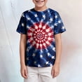 thumbnail image 2 of Qopobobo Fourth Of July Shirts For Boys Toddler Boys Shirts Toddler Baby Boy 4th of July T Shirt American Flag Embroidered Blouse Tops Dark Blue,3-4 Years, 2 of 5