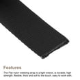 thumbnail image 3 of Uxcell Flat Nylon Webbing Strap 1 Inch 20 Yards Black for Backpack, Luggage-rack, 3 of 6