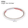 thumbnail image 2 of Uxcell 5mm x 10m/32.8ft Double-Sided Adhesive Tape Paper Backing 10 Rolls, 2 of 5