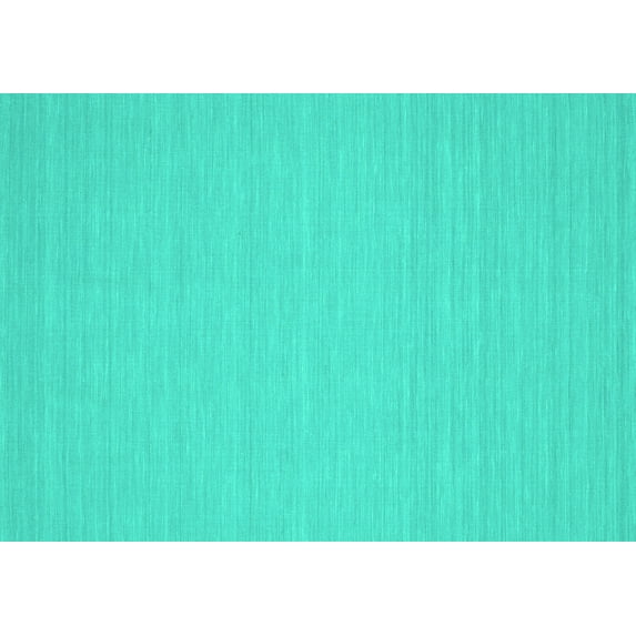 Ahgly Company Machine Washable Indoor Rectangle Abstract Turquoise Blue Contemporary Area Rugs, 5' x 8'