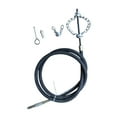thumbnail image 3 of Desatascador de desagües con cable, limpiador de tuberías con taladro, herramienta flexible para desatascar fregaderos, desatascador de desagües para 6 metros, 3 of 8