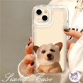 thumbnail image 1 of Para Redmi 12 12C 10C 10A 9C 9T 9A Note 12 11 11s 10s 9s 10Pro Xiaomi 11 Lite Poco M3 X3Pro NFC Máscara Facial Lindo Gato Perro AirBag Funda Suave TPU A Prueba De Golpes Cubierta Protectora, 1 of 4