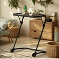 thumbnail image 1 of Homy Casa Folding Adjustable Table, Space-saving with Cup Holder for Work or Dining, 1 of 11