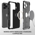 thumbnail image 3 of Vena vArmor Rugged Case Compatible with Apple iPhone 14 Pro Max (6.7"-inch), (MagSafe Compatible, Military Grade Drop Protection) Heavy Duty Holster Belt Clip Cover with Kickstand, 3 of 8