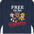 thumbnail image 3 of Paw Patrol - Free To Be Pawsome - Toddler And Youth Long Sleeve Graphic T-Shirt, 3 of 6