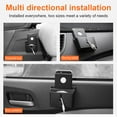 thumbnail image 4 of Front Seat Car Organizer 2 Grids Car Storage Box Reusable Adhesive Car Pocket Holder Carbon Fiber Car Storage Case Auto Accessories for Phone Eyeglasses ID Card Wallet Coin Key, 4 of 9