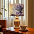 thumbnail image 6 of Linen Drum Lampshades Purple Lavender Rustic Floral Farmhouse Flower Country Lilac Flowers 13"x13"x10" Light Shade for Table Lamps Floor Lamp Shades Lampshade Replacement Assembly Required, 6 of 8