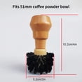 thumbnail image 4 of Monstrate Máquina amoladora de cepillo de limpieza de café, herramientas para quitar el polvo, cepillos de agarre cómodos antideslizantes Juegos de servir café y té para recipiente de 51 mm/54 m, 4 of 6