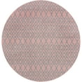 thumbnail image 2 of Rugs.com Jill Zarin Outdoor Collection Rug – 10' 8 Round Pink And Aqua Flatweave Rug Perfect For Kitchens, Dining Rooms, 2 of 2