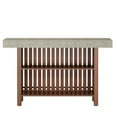 thumbnail image 4 of YYAo Bar Table, Home Pub Table,Home Bar Unit, Modern 2-Tier Bar Table with Footrest, 4 of 9