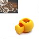 thumbnail image 2 of Spring Cord Lock Single Hole End Round Fastener Buttons Slider Toggle Stopper for Backpack Shoelace Sportswear Golden Yellow, 2 of 3