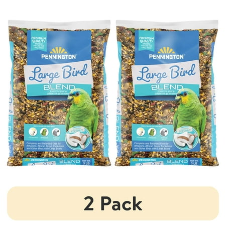 (2 pack) Pennington Large Bird Blend 3 Pounds