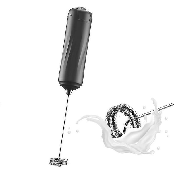 Handheld Electric Milk Frother Mini Foam Maker Drink Mixer Whisk Beater for Coffee Latte Matcha Bla