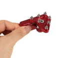 thumbnail image 2 of DECORNIJIA Red Cnc Machined Motorcycle Rear Brake Pedal 1Pcs 5.00X4.20X3.20Cm, 2 of 4