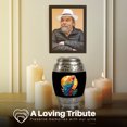thumbnail image 3 of Yatskia Moonlight Multicolor Parrot Small Urns for Human Ashes Keepsake, Little Burial Urn for Ashes Adult Male, Mini Cremation Urn for Human Ash Adult Female, (Monar Pack of 1, 3 Inch), 3 of 8