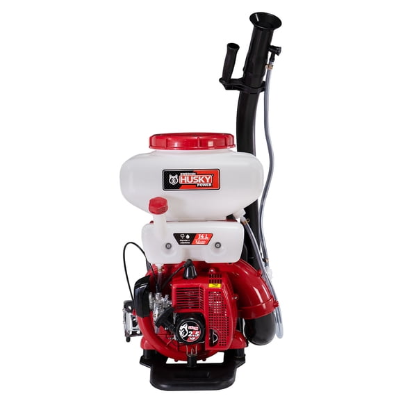 Fumigadora Aspersora para polvos y liquidos con capacidad de 14 litros 2.5 HP 41.5 CC